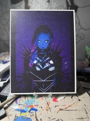 Spiderverse Gwen Spiderman Art By Wiz Print Out Of 25 