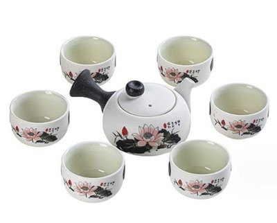 Luxus Tee Porzellan Set  Schneeflocke    7-teilig   NEU & Exklusiv, NP 69,99  