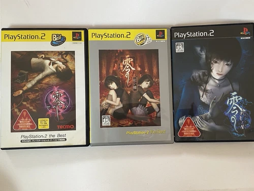 Fatal Frame Zero Crimson Butterfly Japanese Set of 3 PlayStation 2 PS2