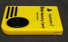 Sony PlayStation 2 Memory Card PS2 Yellow Official Nyko MagicGate 8MB 80516