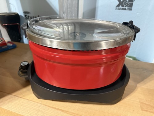 Coleman Road Trip Heat 'N Serve 6QT Pentola a cottura lenta portatile a propano testata - Foto 5 di 8
