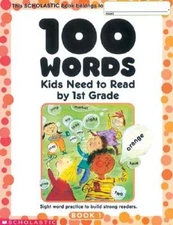 100 Words Kids Need to Read by 1st Grade: Sight Word Practice to Bui - VERY GOOD