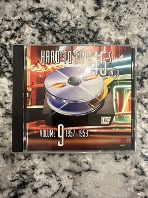 Hard to Find 45s on CD, Volume 9: 1957-1959 (CD, 2007)