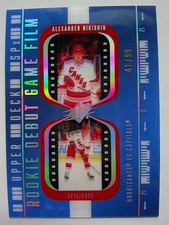 Alexander Nikishin Carolina RC Debut Game Film 41/99 2025-26 Upper Deck SPx Blue
