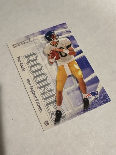 Tom Brady 2000 Skybox Impact Rookie Novelty Card. Michigan Wolverines. - Picture 3 of 6
