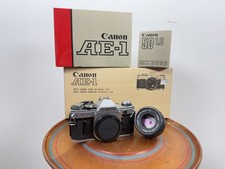 Canon AE-1 Kit Vintage 35mm Camera Original Box with 50mm Lens