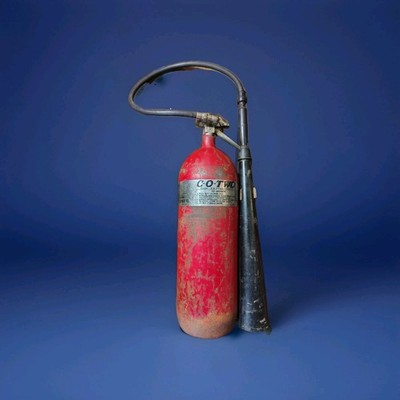 Vintage C-O-TWO Carbon Dioxide PSH 20 Fire Extinguisher  Red, Untested