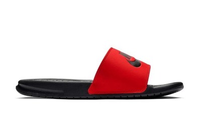 Nike Benassi JDI Just Do It Slides Sandals Slippers Red  display picture 2