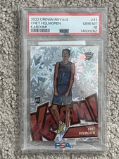 2022 Panini Crown Royale Kaboom Chet Holmgren PSA 10