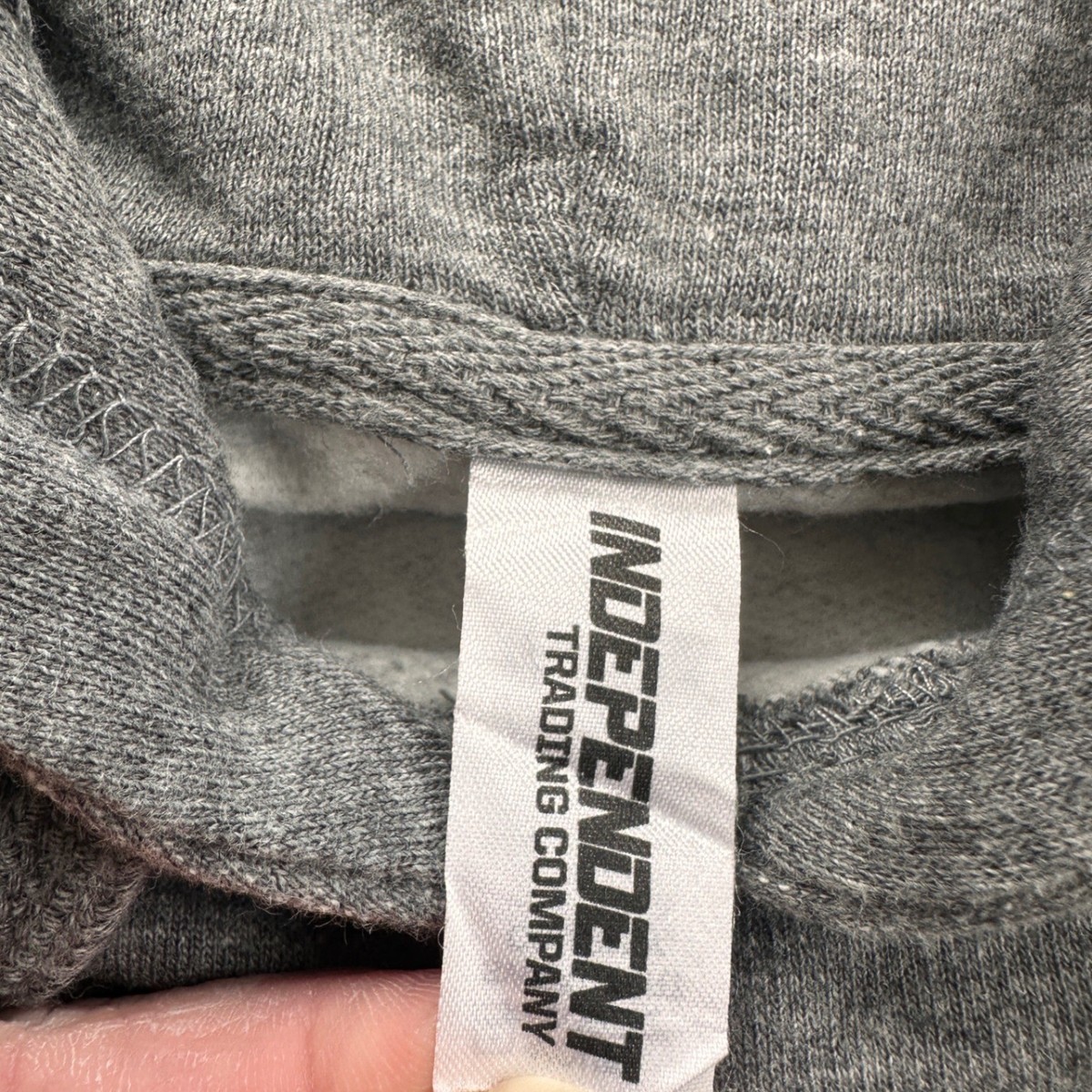 Independent Trading Co Ride South Marquette MI Hoodie Medium Gray Excellent MTB View 6