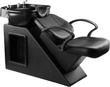 Ainfox Shampoo Barber Chair   ABS Plastic Basin, Spa  Salon Hair Wash Chair