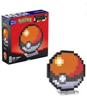 Mega Pokemon Pixel Pokeball New In Box Sealed