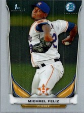 2014 Bowman Chrome Michael Feliz #BCP45