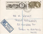 GB QEII Registered FDC - 19 July 1965 NEW CROSS SUTTON-IN-ASHFIELD NOTTS CDS