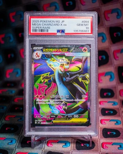 PSA 10 Mega Charizard X ex SR 094/080 Inferno X M2 Pokemon Card Japanese JP