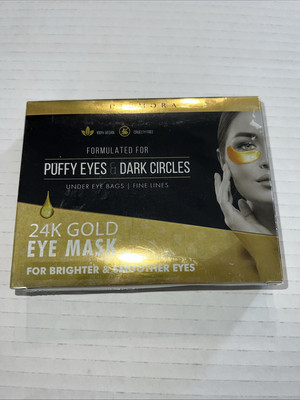 Dermora 24k Gold Eye Mask For Puffy Eyes And Dark Circles - 5 Masks
