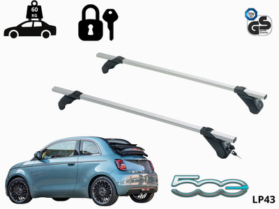 Dachträger für Fiat 500 E Elektro Cabrio 2020- Dachträger Robust