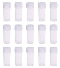 5ML Plastic Sample small Bottles Vial Storage with Lid Vial Storage Container...