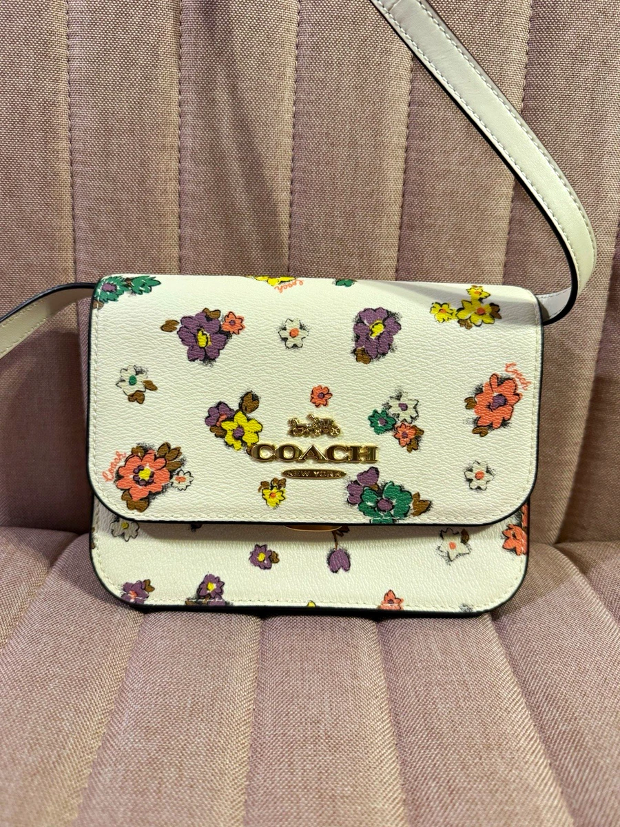 バッグ COACH Soho Floral Pouch Small Handbag COACH Soho Floral