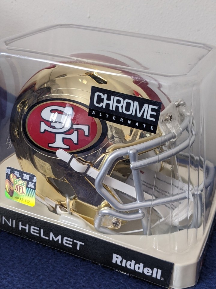 Riddell San Francisco 49ers Chrome Alternate Mini Helmet New in Box | eBay