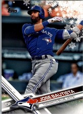 2017 Topps Walmart Holiday Snowflake #HMW64 Jose Bautista - BB