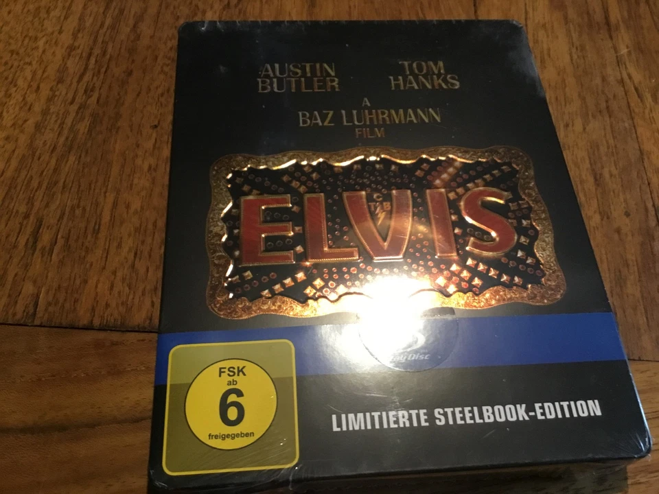 Elvis [Blu Ray / Steelbook] NEU OVP Baz Luhrmann Austin Butler Tom Hanks - Bild 1 von 1