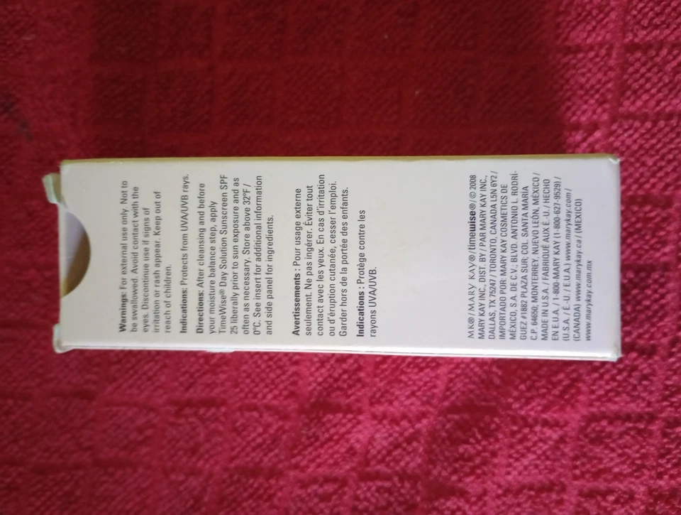 Mary Kay Timewise Day Solution FPS 25 Milagro Antienvejecimiento 1.0oz Nuevo en Caja Nuevo de Lote Antiguo Foto 3 de 4