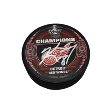 KIRK MALTBY Signed 2008 Stanley Cup Champions Puck - Detroit Red Wings