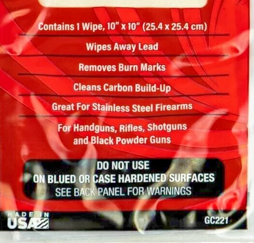 KLEENBORE Lead Away Gun Cloth Carbon Burn Mark Stainless Steel Cleaner - Image 4 of 4