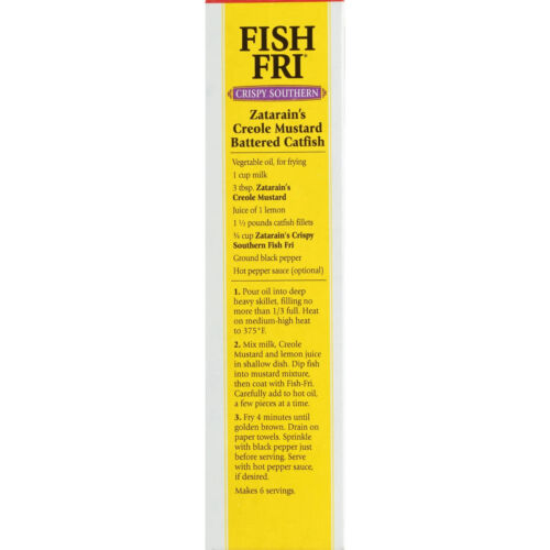 Zatarain's Gluten-Free Crispy Southern Fish Fry Mix, 24 oz Box (8 Pack) - Picture 16 of 24