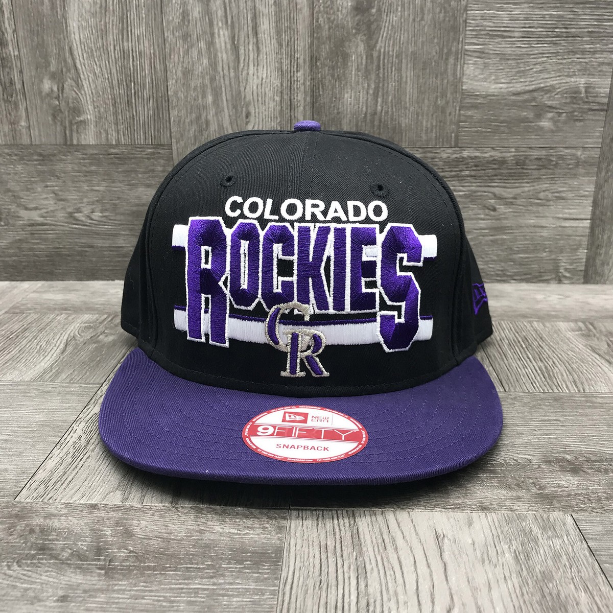 New Era Word Stride Colorado Rockies 9fifty Snapback Unisex Style