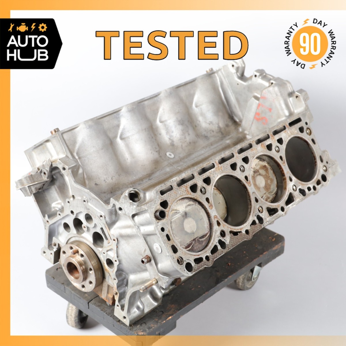 90-92 Mercedes R129 500SL M119 V8 5.0L Engine Cylinder Block 