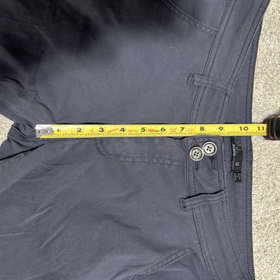 Pantalon De Randonnée Prana Halle Taille 10 - Gris - Droit Convertible - Occasion Très Bon état