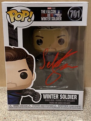 ま*た様 FUNKO セバスチャン スタン ウィンターソルジャー サイン MAR ま*た様 FUNKO セバスチャン スタン ウィンターソルジャー サイン MAR