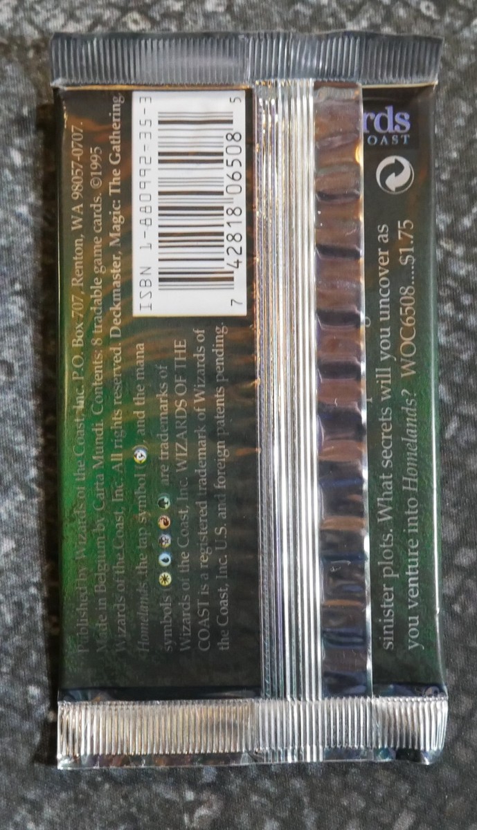 Spanish Homelands Booster Pack - Magic The Gathering MTG - Factory Sealed From Box