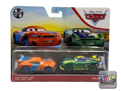 Disney Pixar Cars Chick Hicks 3-Car Gift Pack green Fan Mia Tia by