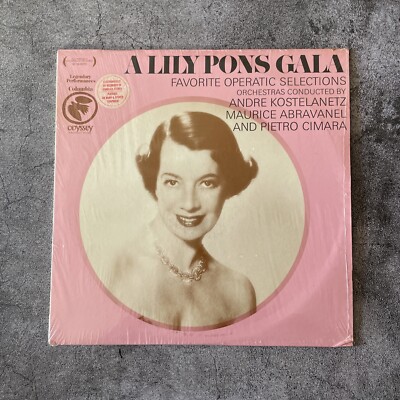 A Lily Pons Gala Favorite Operatic Selections vinyl record Fully Tested Used