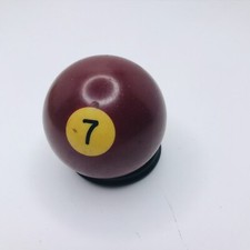 Number 7 Pool Ball Billiards Vintage Old Replacement 2 1/4 inches Solids