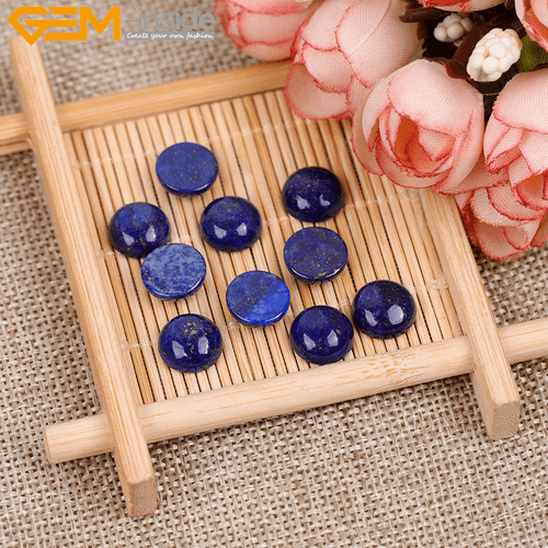 5Pcs Blue Lapis Lazuli CAB Cabochon Beads For Jewelry Ring Pendant Making - Picture 29 of 38