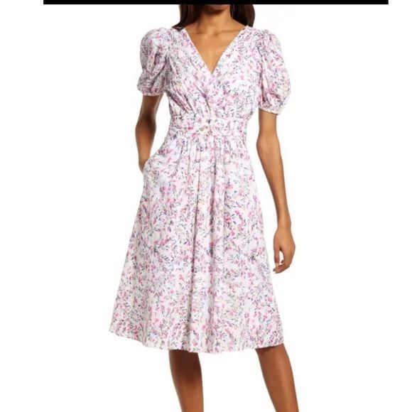 French Collection “Flores” Puff Sleeve Dress | eBay French Collection “Flores” Puff Sleeve Dress | eBay