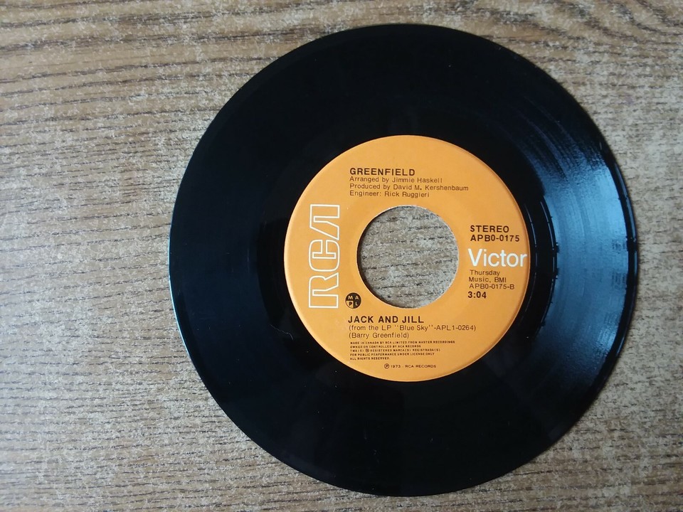 1960s EXCELLENT GreenfieldNew York Is Closed Tonight / Jack And Jill