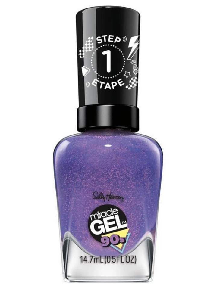 SALLY HANSEN MIRACLE GEL 90’S COLLECTION NAIL POLISH X 8 LIMITED EDITION *NEW - image 4 of 4