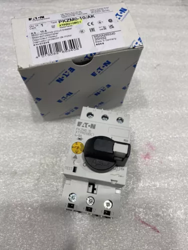 XTPR010BC1 EATON MOTOR PROTECTIVE 6 3 10A TYPE PKZM0-10/AK NEW