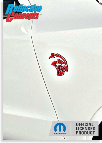 2021-2025 Durango SRT Hellcat Fender Emblem Overlay Decal Stickers - Picture 15 of 96