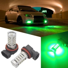 2pcs Bright Green H11 H8 H9 92-SMD LED Bulbs Car Pickup Truck Fog Light Fog Lamp