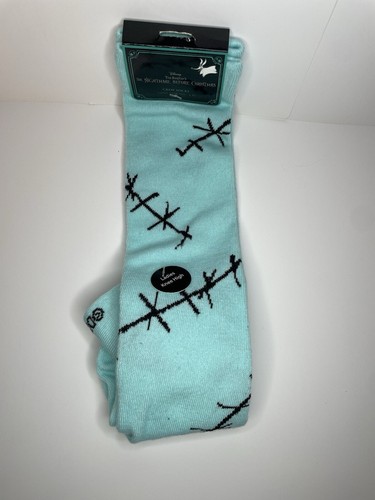 The Nightmare Before Christmas SALLY CREW SOCKS Blue Ladies Knee High Size 4-10 - 第 2/4 張圖片