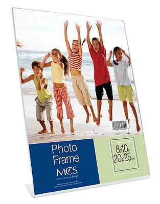 Bent Acrylic Picture Frame 8x10 Vertical (Same Shipping Any Qty)
