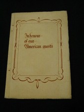 VINTAGE!   RARE Elite Autofahrt Guidebook for American Guests to Germany 1927 