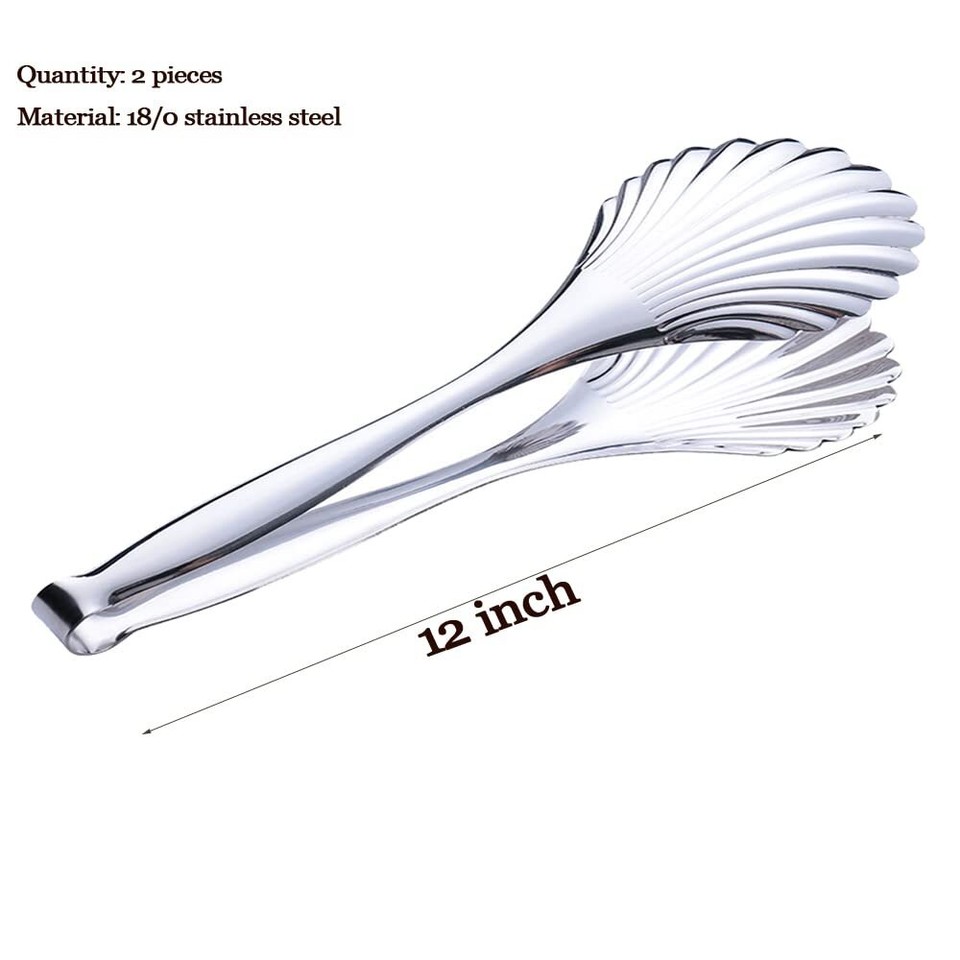 Buffet Salad Serving Tongs, 12 inch Catering Chef Food Salad BBQ