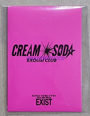 EXO Cream Soda POP-UP OFFICIAL MD GOODS PHOTOCARD RANDOM TRADING